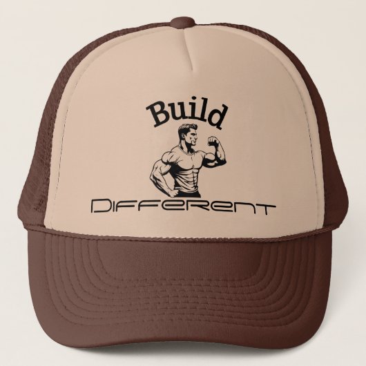 Build Different trucker hat Truckerkappe (Vorderseite)