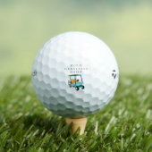 'Build Greatness Daily' Growth Dedication Gift Golfball (Insitu T-Shirt)