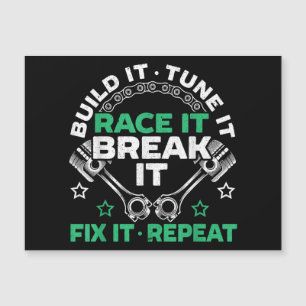 Build it Tune, um es zu beenden, es zu reparieren, Magnetkarte