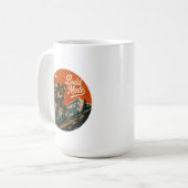 Build Mode Vintage-Tech-Abenteuer-Tasse Kaffeetasse (Vorderseite Links)