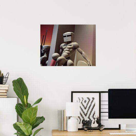 Build the Magic and They Will Come Poster (Heimbüro)