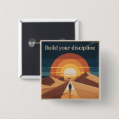 Build Your Discipline Button (Vorne & Hinten)