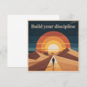 Build Your Discipline Einladung (Vorne/Hinten)