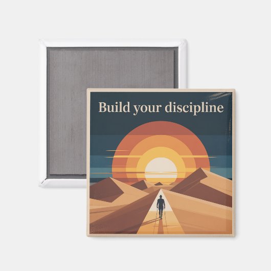Build Your Discipline Magnet (Vorderseite/Rückseite)