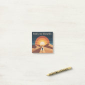 Build Your Discipline Post-it Klebezettel (Auf Schreibtisch)