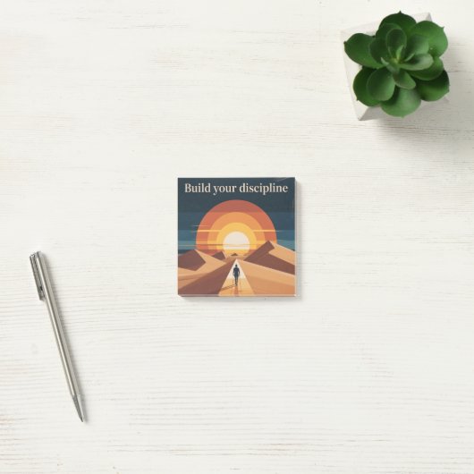 Build Your Discipline Post-it Klebezettel (Büro)