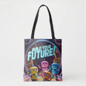 Build Your Future with Kids in Space Tasche (Vorderseite)