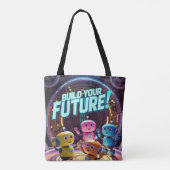Build Your Future with Kids in Space Tasche (Rückseite)
