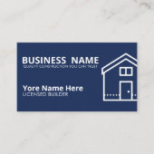 Builder Business Card Vorlage bearbeitbarer AN Visitenkarte (Vorderseite)