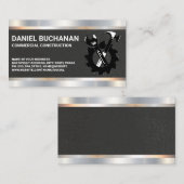 Builder Construction | General Contractor Tools Visitenkarte (Vorne/Hinten)