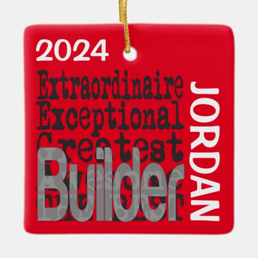 Builder Extraordinaire Keramikornament (Vorderseite)