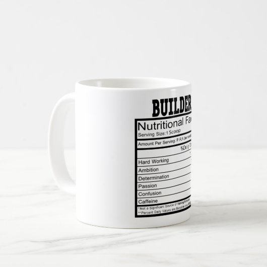 Builder Kaffeetasse (Vorderseite Links)