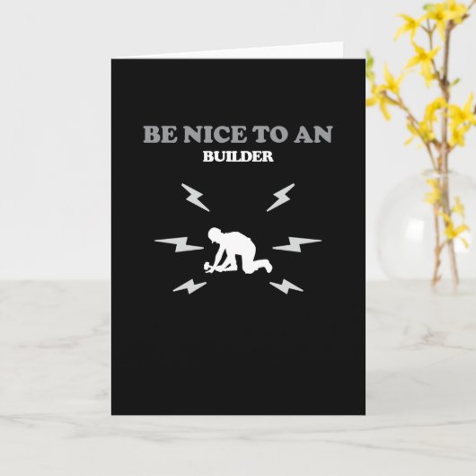 Builder Karte (Gelbe Blume)