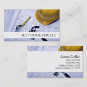 Builder, Manager, Bauwirtschaft-Karte Visitenkarte (Vorne/Hinten)