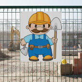 Builder mit Schaufel Poster