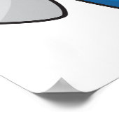 Builder mit Schaufel Poster (Ecke)