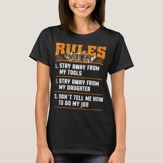 Builder Plumber Electrical Hammer Carpenter Techn T-Shirt (Vorderseite)