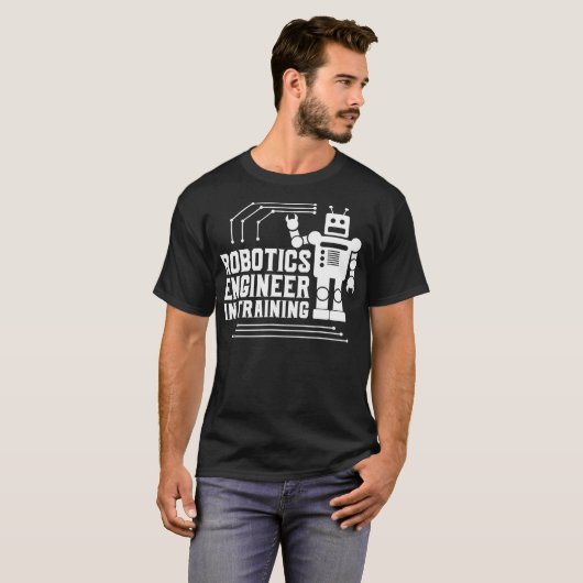 Builder Robot Lover Tee Robotics Engineer In Train (Vorne ganz)