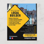 Builder Services Flyer Vorlage | Bauwesen & (Vorne)