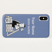 Builder Theme-Cartoon Case-Mate iPhone Hülle (Rückseite (Horizontal))