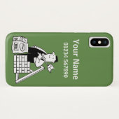 Builder Theme-Cartoon Case-Mate iPhone Hülle (Rückseite (Horizontal))