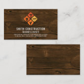 Builder Tools Logo | Heimwerkerbedarf | Holz Visitenkarte (Vorne/Hinten)