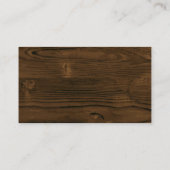 Builder Tools Logo | Heimwerkerbedarf | Holz Visitenkarte (Rückseite)