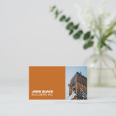 Builder-Visitenkarte Visitenkarte (Stehend Vorderseite)