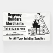 Builders Merchants or Building Supplies Banner (Horizontal)