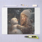 Building a Snowman Seidenpapier (Handwerk)