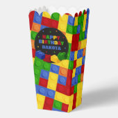 Building Blocks Boy Birthday Brick Party Favor Box Geschenkschachtel (Rückseite)