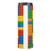 Building Blocks Pattern skin Toy Play Bricks Thermosbecher (Rückseite)