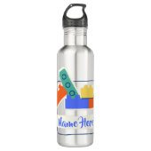 Building Bricks Edelstahlflasche (Vorderseite)