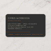 Building Construction General Contractor Visitenkarte (Rückseite)