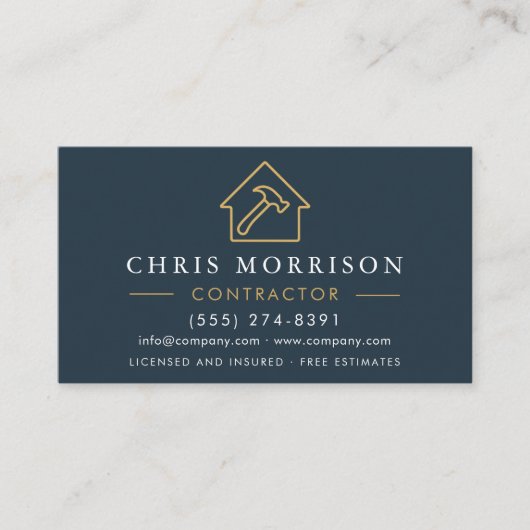 Building Construction QR Code Wood Grain  Visitenkarte (Vorderseite)