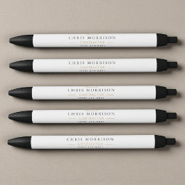 Building Construction White Gold Kugelschreiber