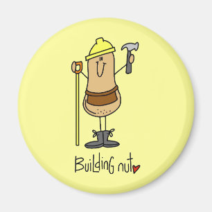 Building Nut T-Shirts und Geschenke Magnet