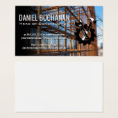 Building Rebar Infrastructure | Construction Logo (Vorne & Hinten)