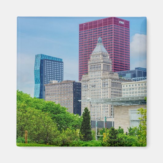 Buildings In Chicago Magnet (Vorne)
