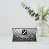 Buildtools | Baustahl Visitenkarte (Stehend Vorderseite)