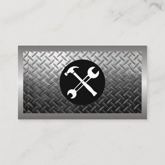 Buildtools | Baustahl Visitenkarte (Rückseite)