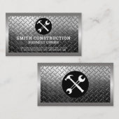 Buildtools | Baustahl Visitenkarte (Vorne/Hinten)