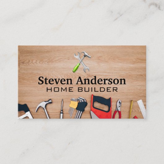 Buildtools | Tischlerei Visitenkarte (Vorderseite)