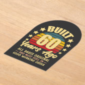 Built 60 Years Ago All Parts Original 60 Birthday Acryleinladungen (Ablage )
