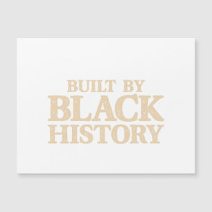 Built By Black History African American Black Prid Magnetkarte
