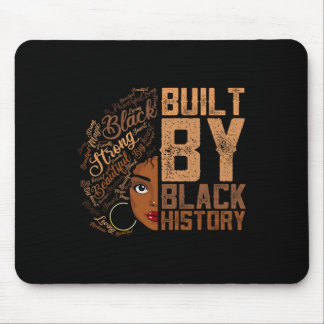 Built By Black History Apparel, Melanin Women Amer Mousepad
