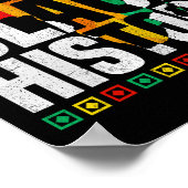 Built By Black History Black Pride Black History M Poster (Ecke)