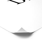 Built by Discipline Motivational Text Design Poster (Ecke)