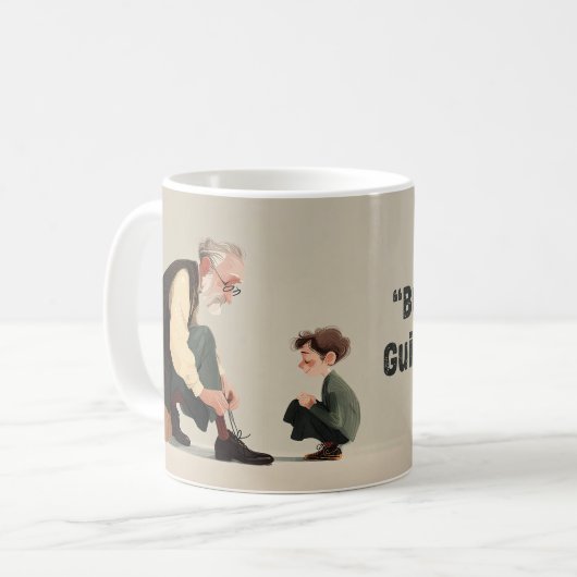 Built By Love. Guided By Dad Kaffeetasse (Vorderseite Links)