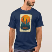 Built by Workers City Builder Labor Day Design T-Shirt (Vorderseite)